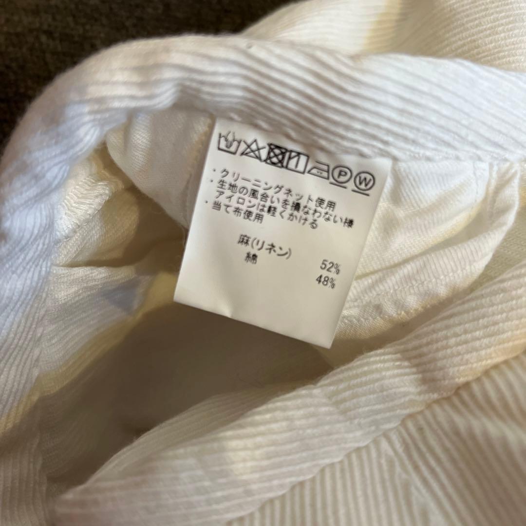 ゴーシュ ガウチョウパンツ 白