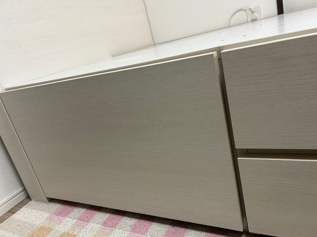 ニトリ シングル チェストタイプ ベッドフレーム 引き出し4杯 収納付きベッド