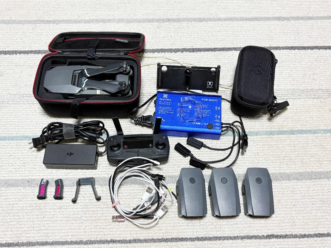 DJI mavic PRO 付属品多数 DJI Mavic Pro ＋付属品・ソフトケース 動作品