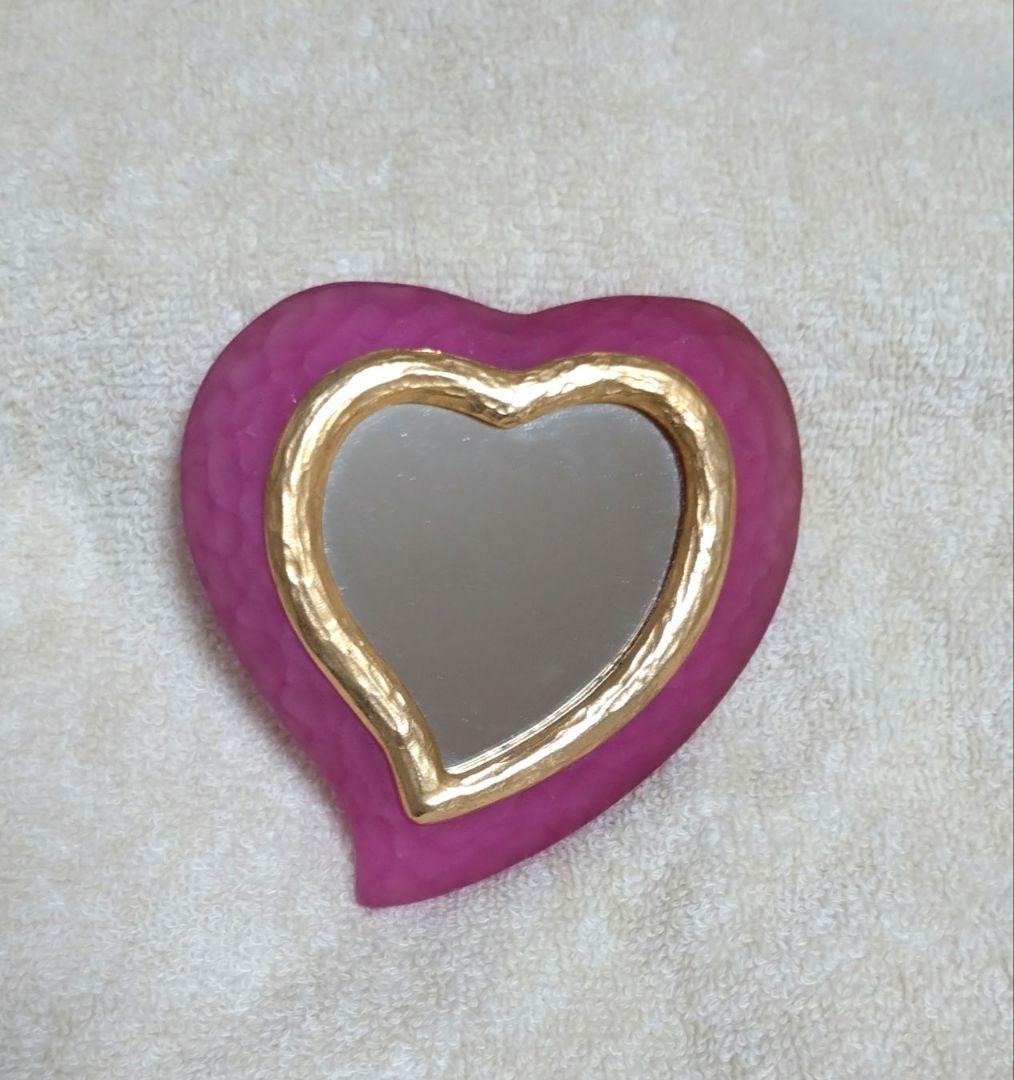 【美品】イヴサンローラン コンパクトミラー ハート