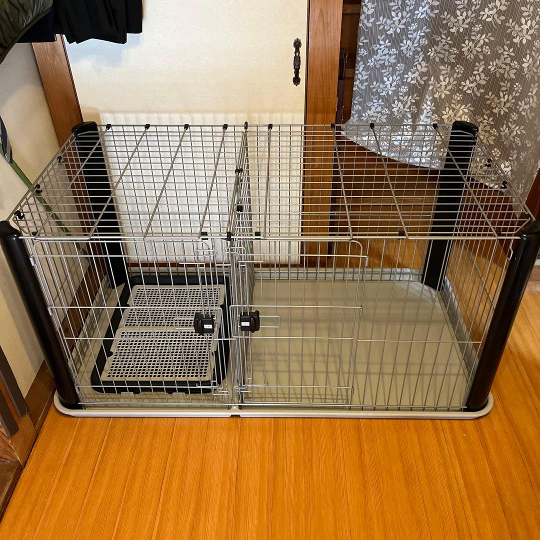 犬用 ヤマヒサ ヴィラフォートサークル ワイドサイズ ペットケージ