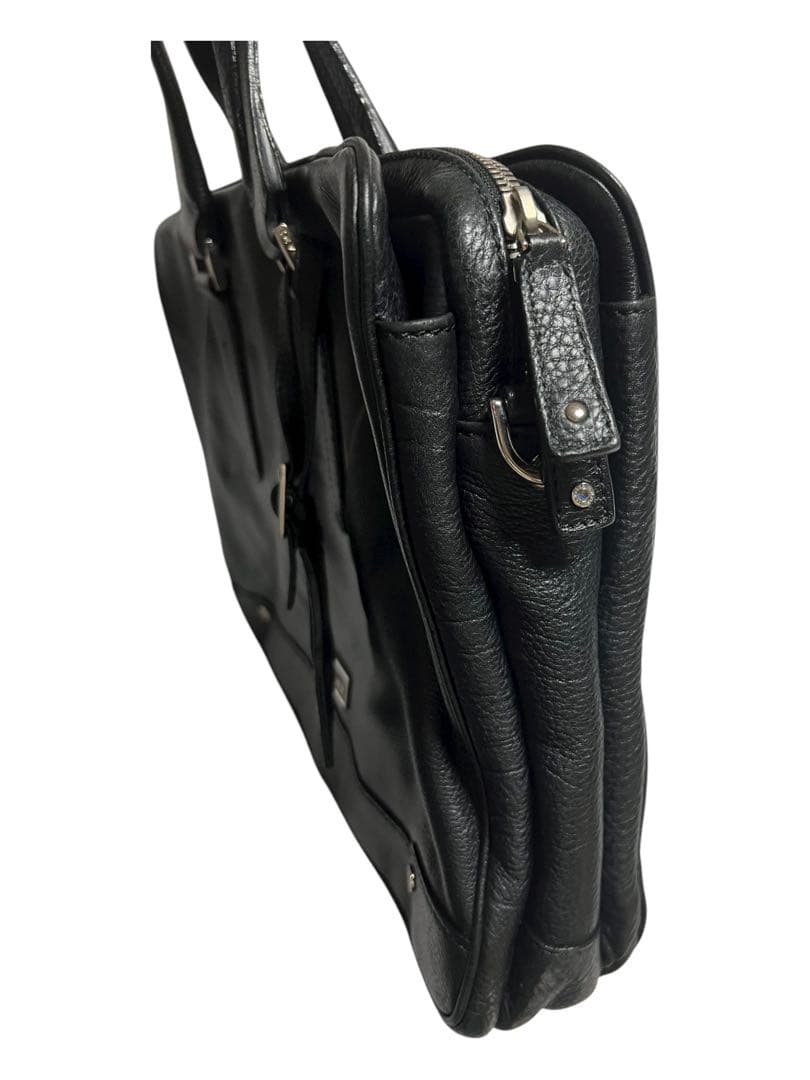 BVLGARI ブルガリ 本革 レザー ビジネスバッグ ブリーフケース メンズ