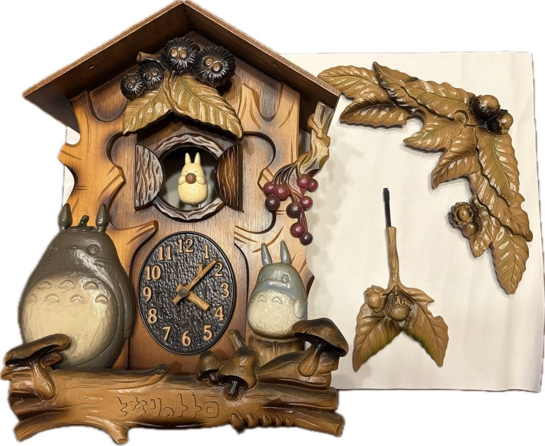 トトロ 木製カッコウ時計　ジャンク品