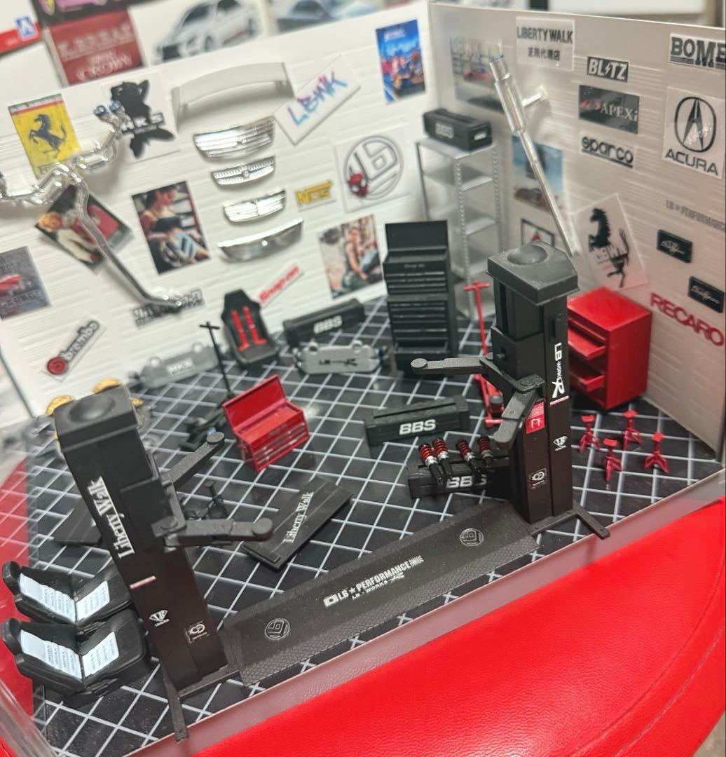 アオシマ/フジミ 1/24 ガレージ ジオラマ