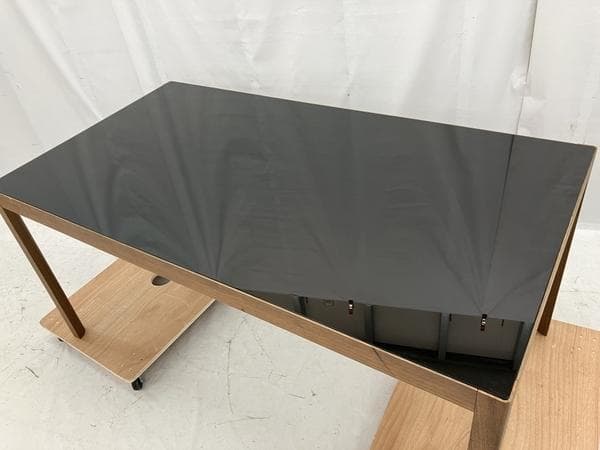 ACTUS DALLA ダイニングテーブル BK-GLAガラス天板アクタスダラ