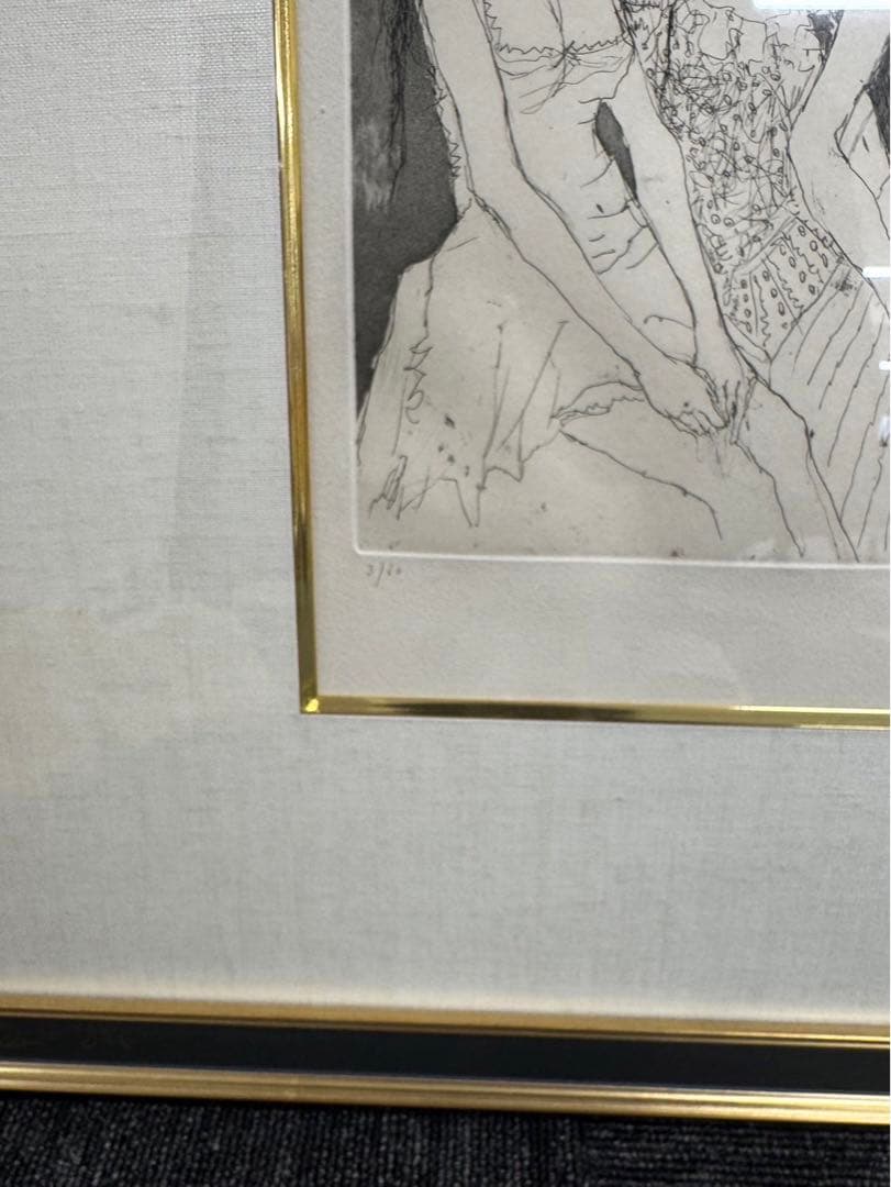 リトグラフ Jean Jansem ジャン・ジャンセン 若い娘 3/60