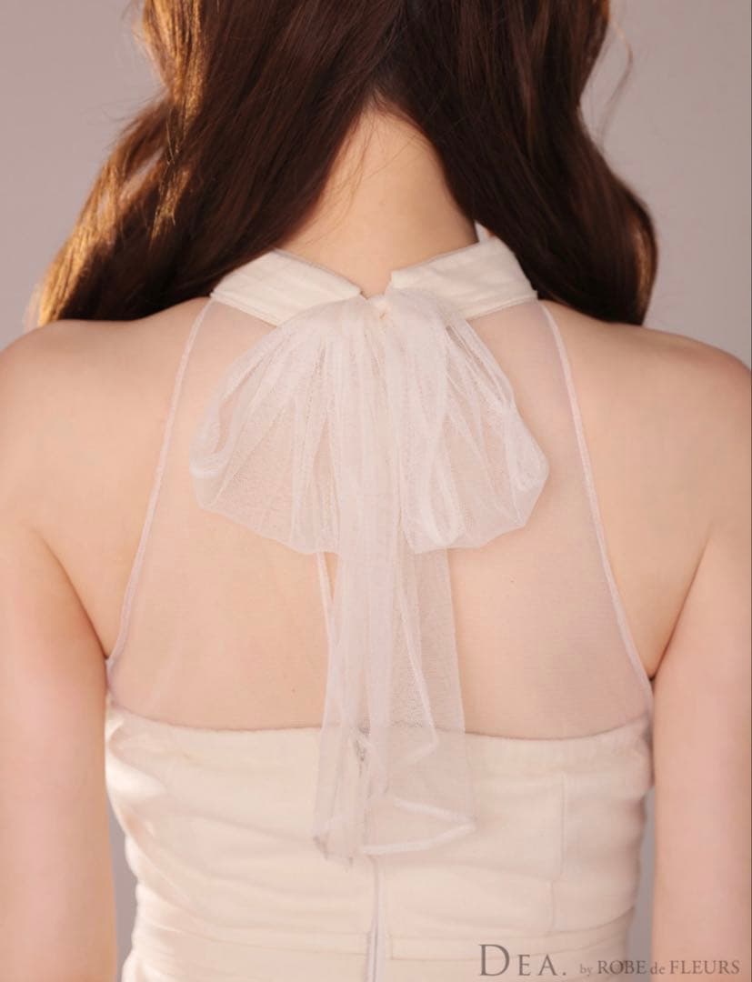 値下げ中‼️ Sugar ホルターネック ロングドレス キャバドレス アイボリー