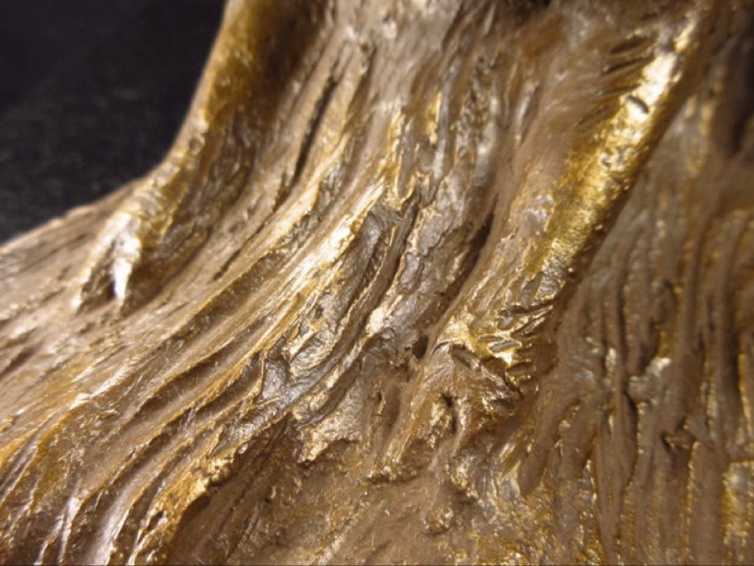 文化勲章受章彫刻家「富永直樹」造 銘「太陽に向って走れ」茶金