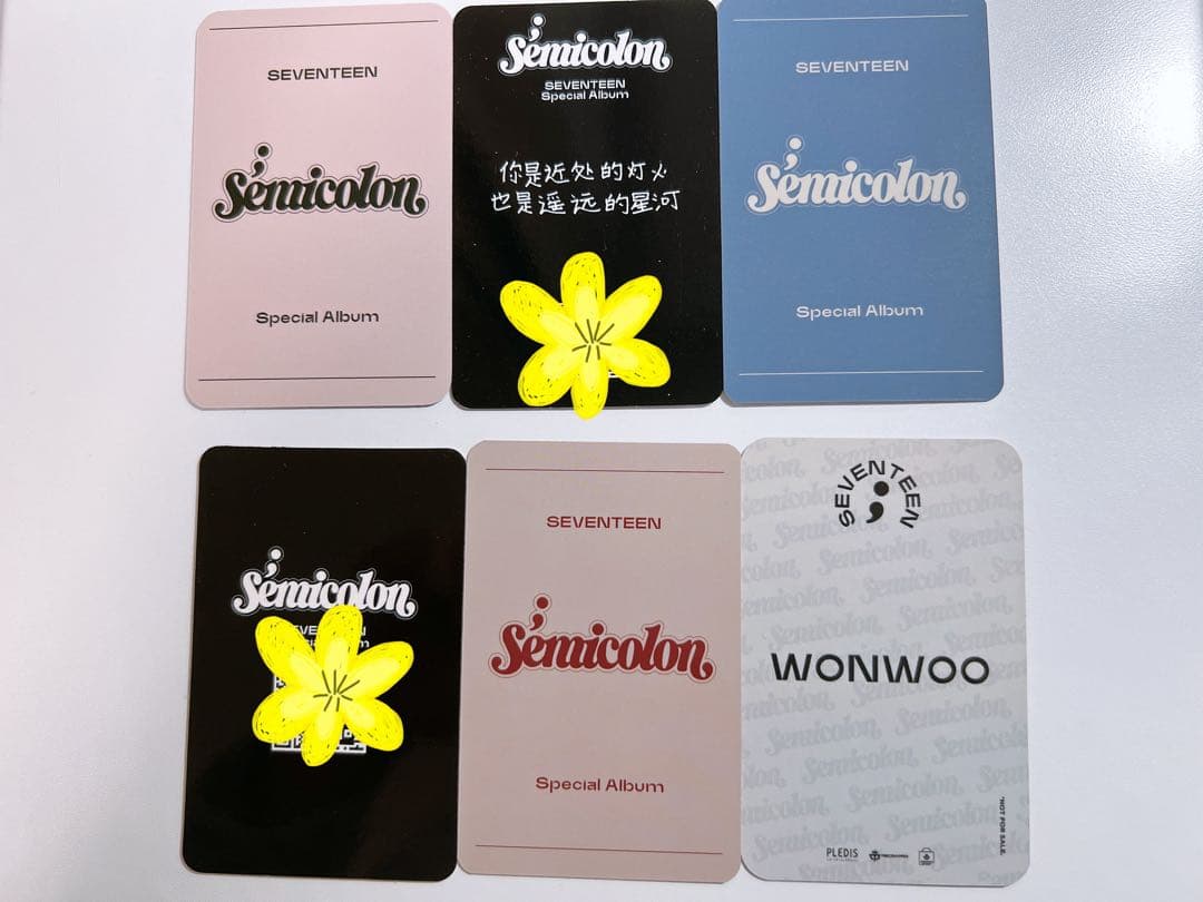 1144】SEVENTEEN semicolon セミコロン ヨントン ウォヌDISCOGRAPHY