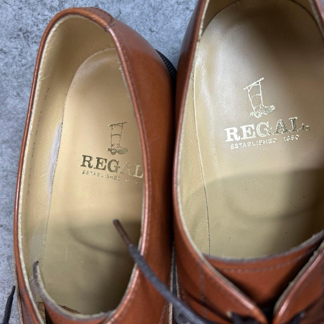 新品・未使用【REGAL】ビジネスシューズ/ストレートチップ/キャップトゥ/革靴