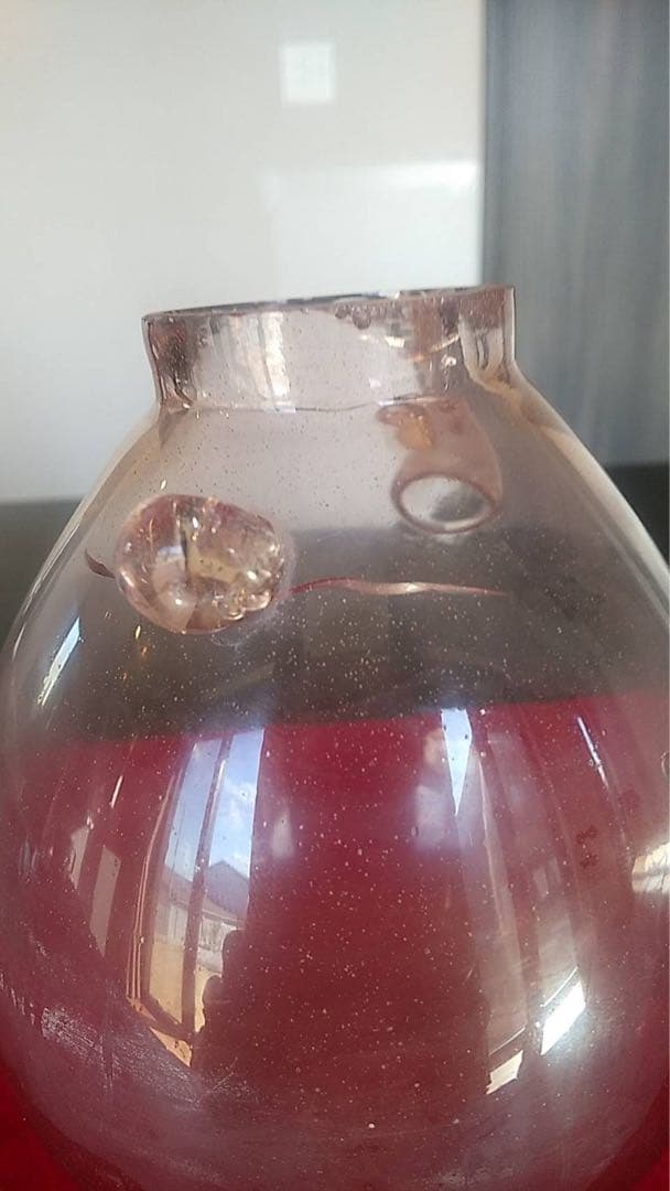 チロリ 酒器 古道具 アンティーク 水注 ちろり 和ガラス 花器 ギャマン