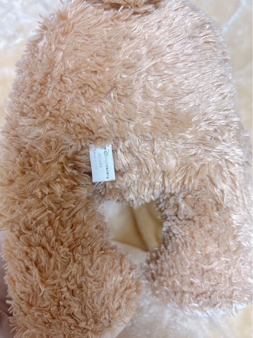 ダッフィー 白タグ ビーズ入り