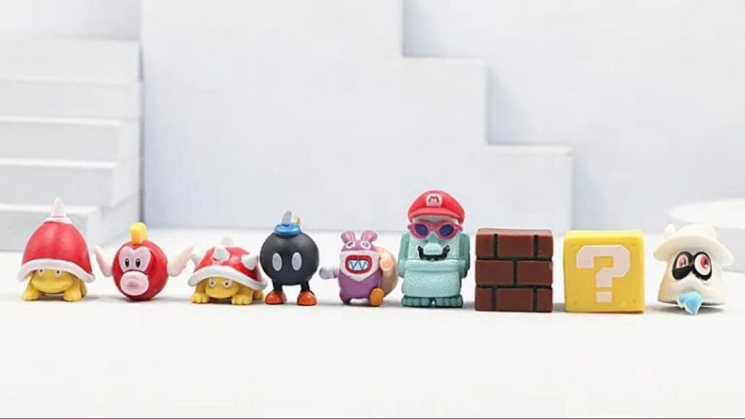 [新品] マリオ フィギュア 48体セット 1/2