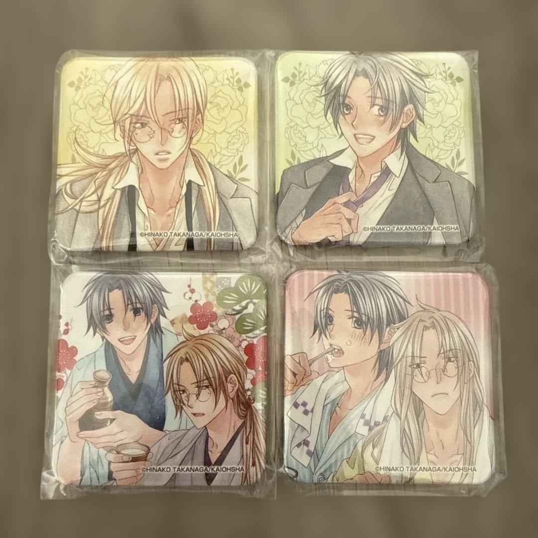 恋する暴君 くじメイト 缶バッジ4個セット