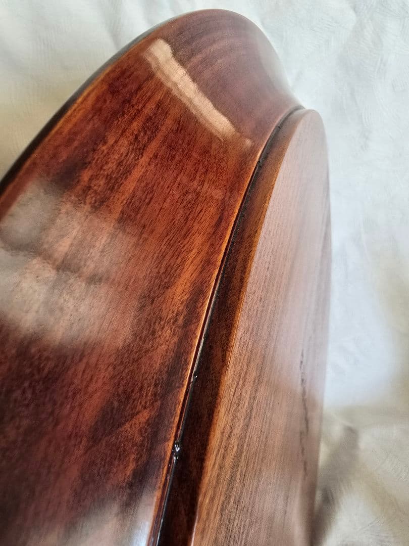 木製 鳳凰彫刻 盆 直径約42センチ