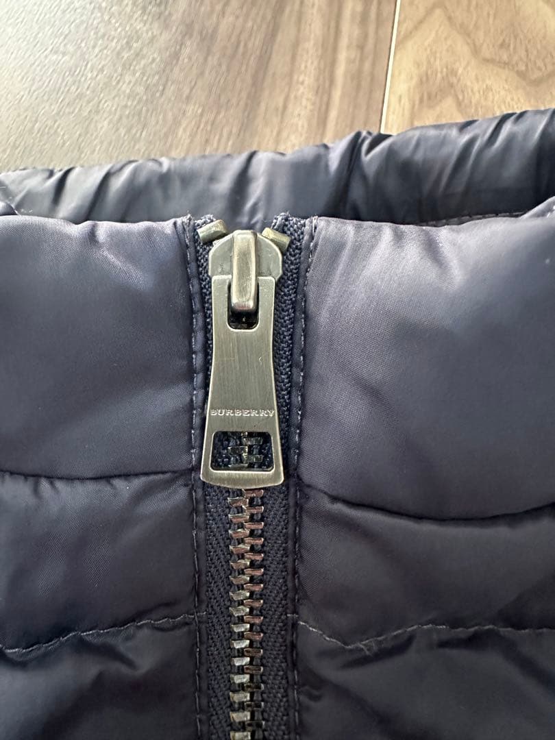 バーバリー ロンドン ベビー ダウン ジャケット コート ネイビー 2Y 美品