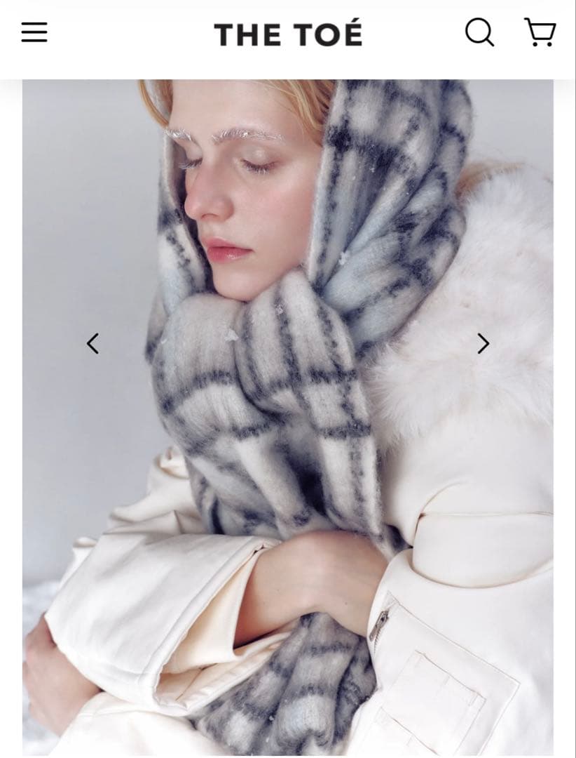 THE TOE チェック柄 マフラー - メルカリ