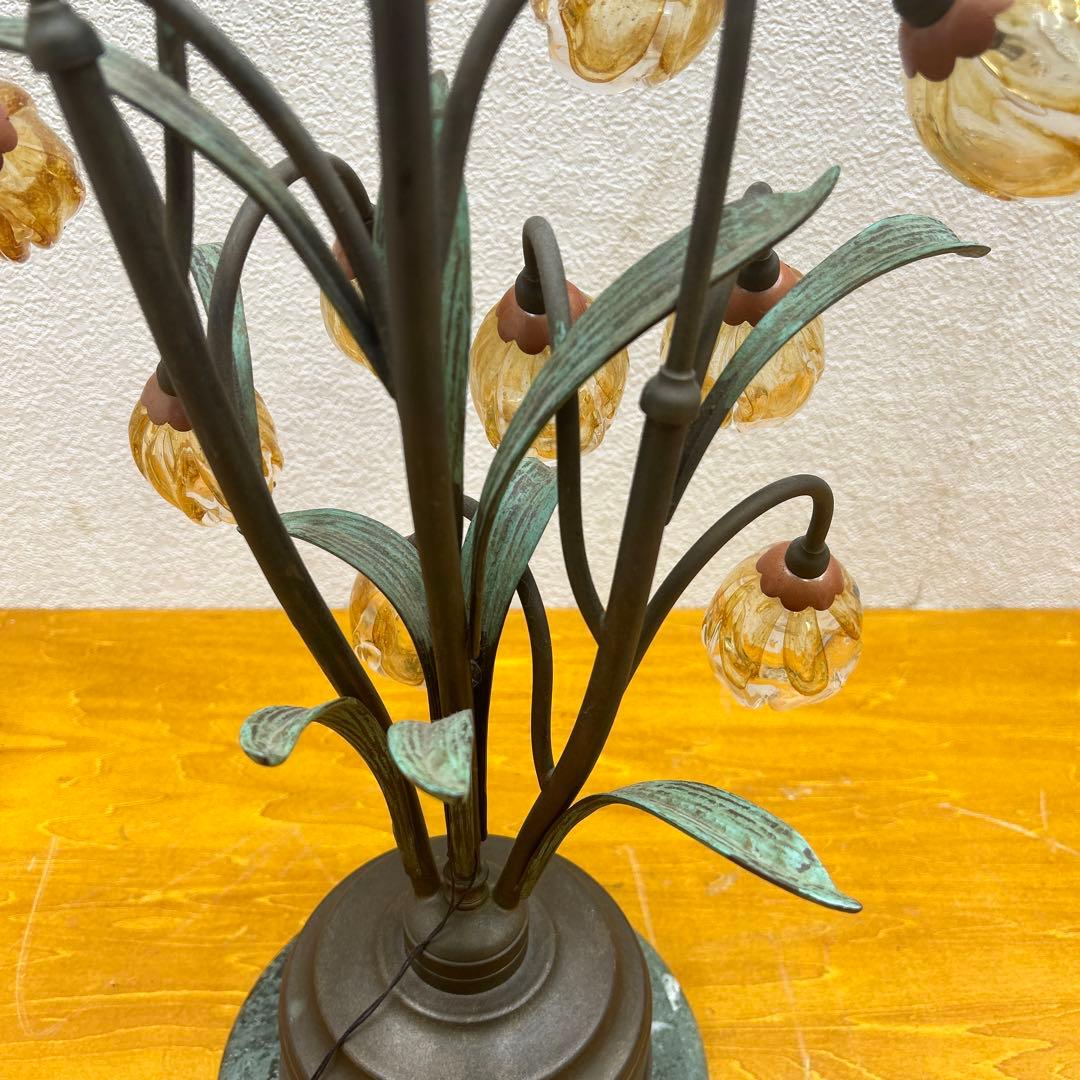 4362 オリジナーレ社□ムラーノガラス/テーブルランプ/真鍮/24万