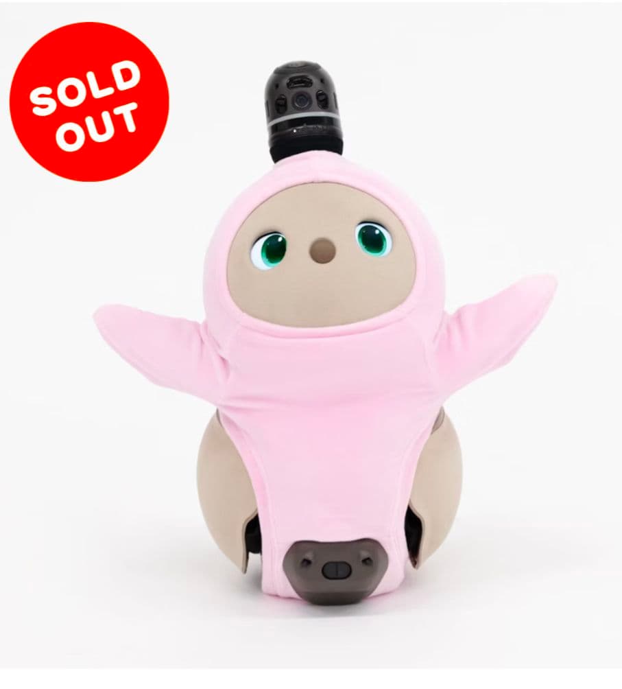 《新品》LOVOT ベロア チェリーピンク　ラボット　らぼっと