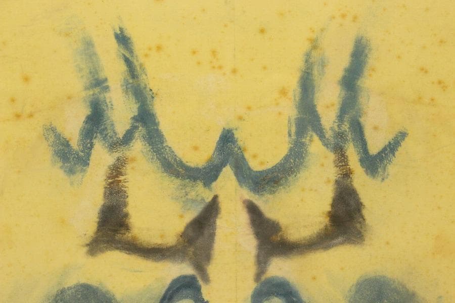 歌舞伎 二代目 市川猿乃助 隈取 額装 希少品 初代 猿翁(ZE446)