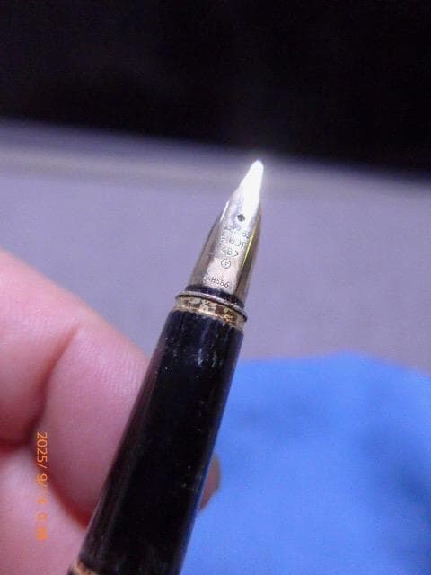 パイロット デラックス 14K ペン先 ブラック×ゴールド