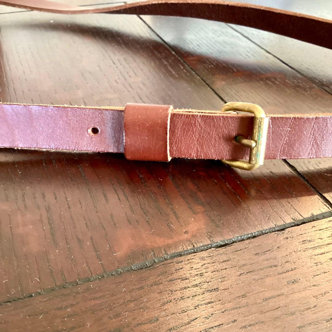 HERZ ラティーゴレザー　 フラップショルダーバッグ　CP-80 チョコ