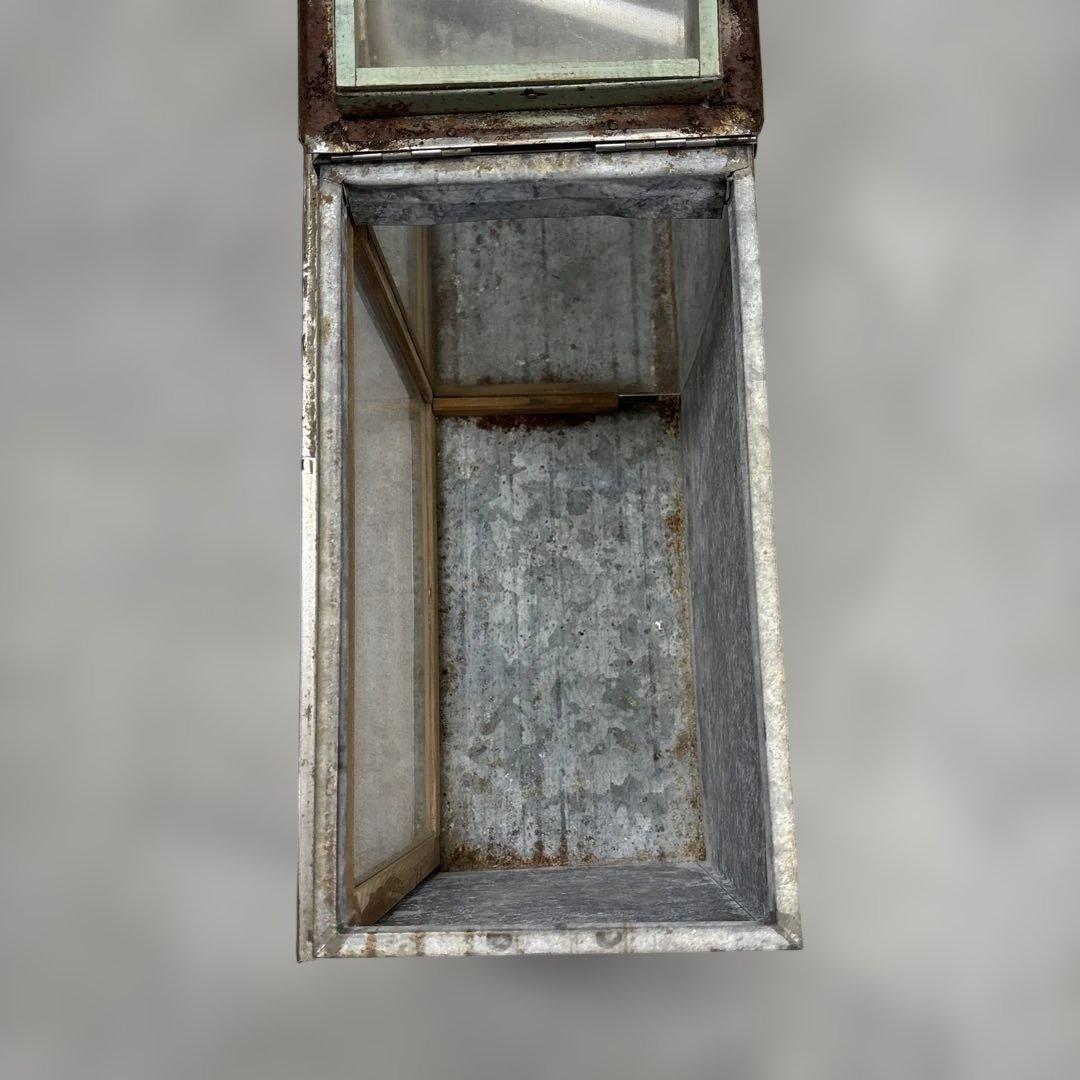 昭和レトロ 駄菓子屋 ブリキガラスショーケース ディスプレイラック