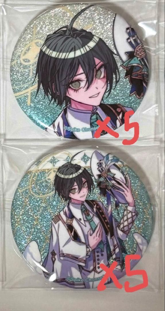 ダンガンロンパ 最原終一 めつぶしあんこ 天使と悪魔 缶バッジ 引き