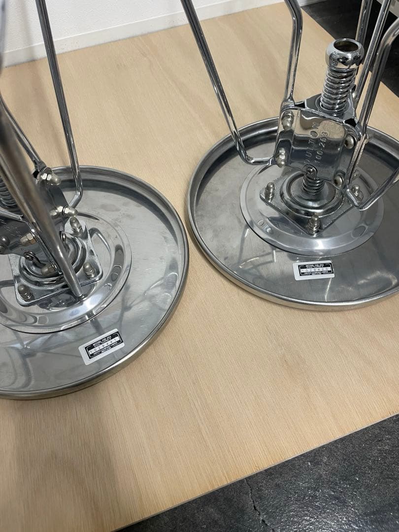 DULTON STOOL CLIPPER II CHROME クローム ×2脚