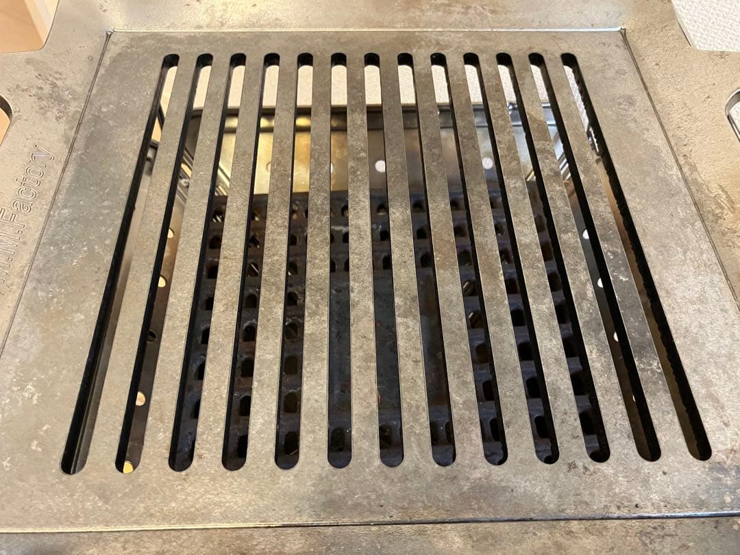 スノーピーク 焚火台M セット中古  peak BBQ 鉄板 キャンプ