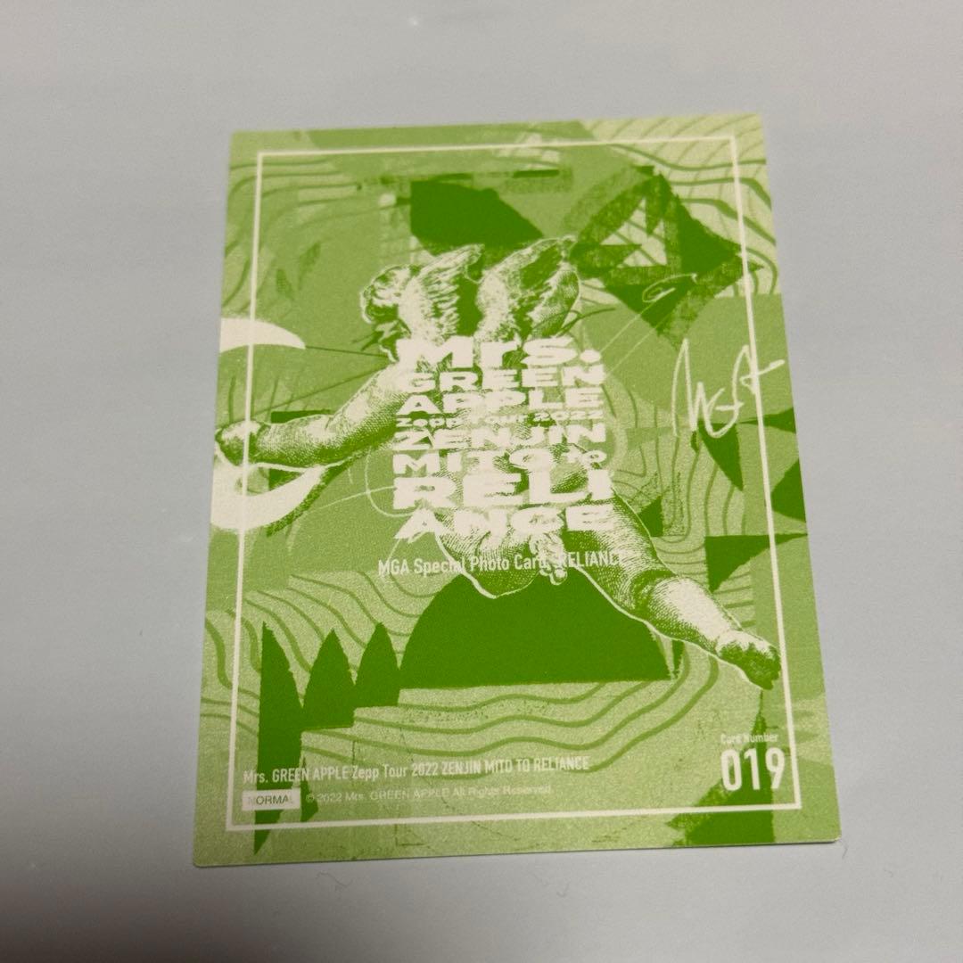 Mrs. GREEN APPLE ゼンジン リライアンス フォトカ 大森 019 - メルカリ