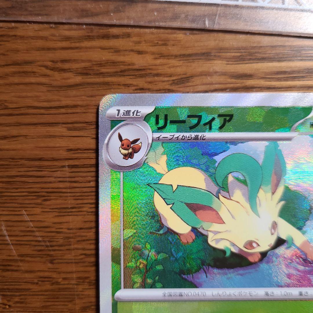 リザードンex SAR リーフィアマスターボールミラー　リーフィアex sar