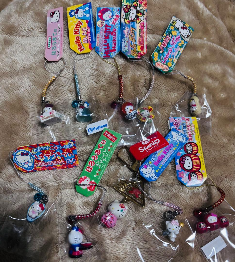 た*ぽ様 ご当地ハローキティ 根付け　大量まとめ売り　ストラップ チャーム　18