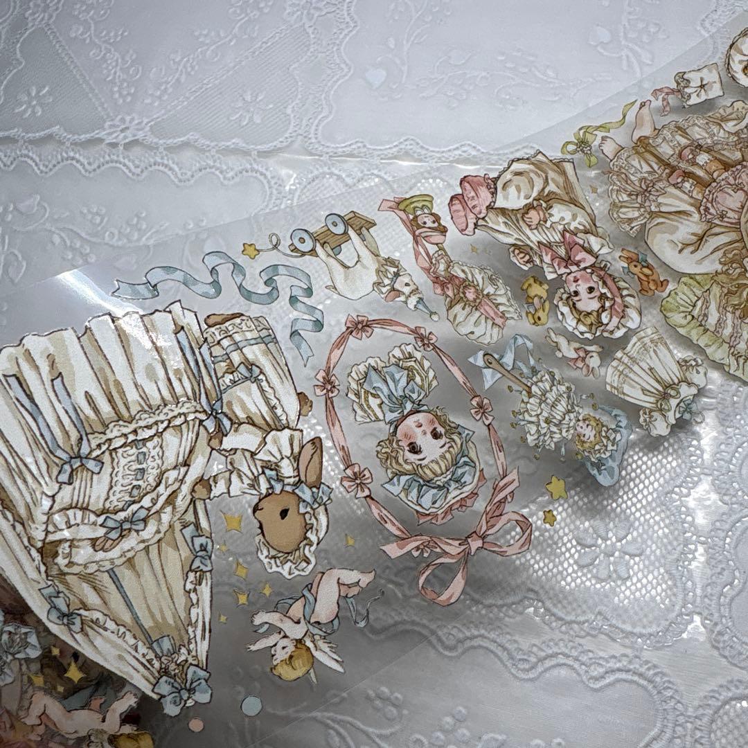 164】 海外 マステ 中古巻 PET マスキング テープ - メルカリ