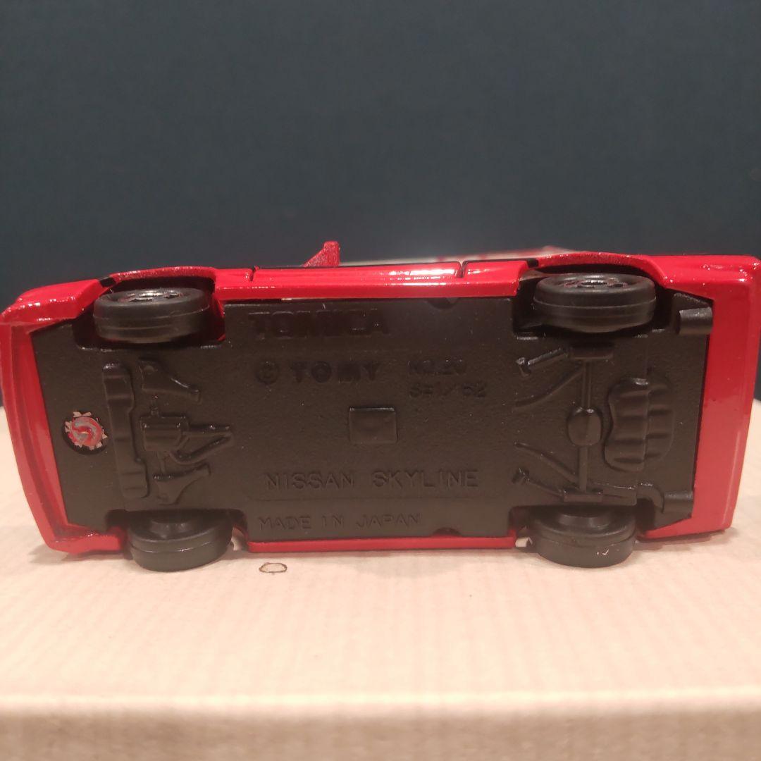 当時物トミカ NISSAN SKYLINE （赤 R31）