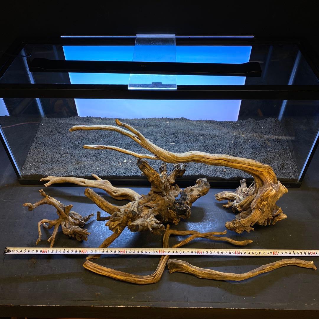 MSRW-6372 天然流木レイアウトセット スリムウッド アクアリウム