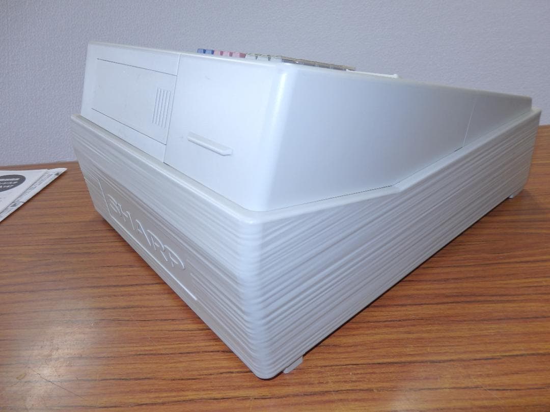 8110 設定無料 SHARP XE-A147-W 電子レジスター 軽減税率対応 - メルカリ