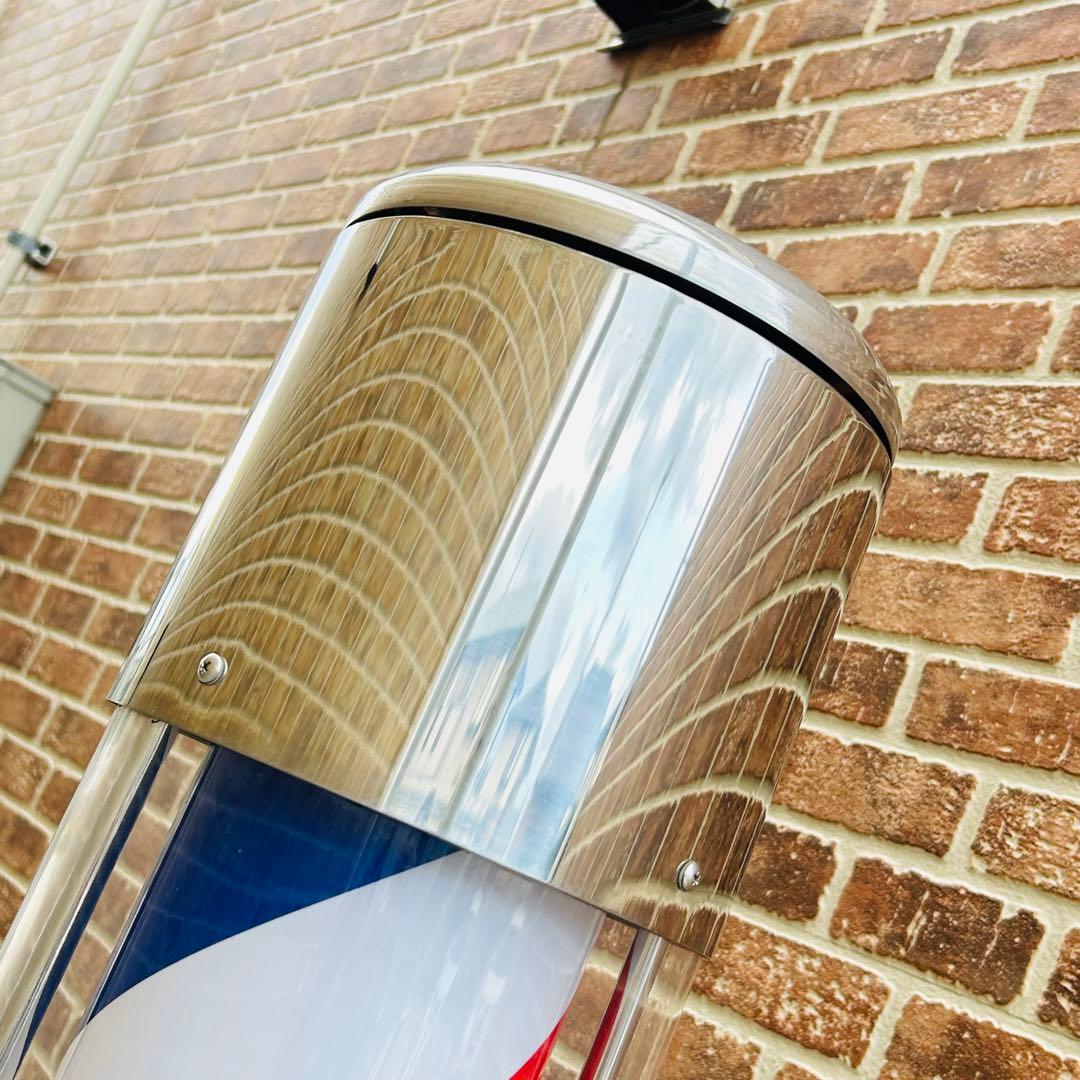 動作ok】喜田アイディア サインポール 理容室 美容室 床屋 業務用