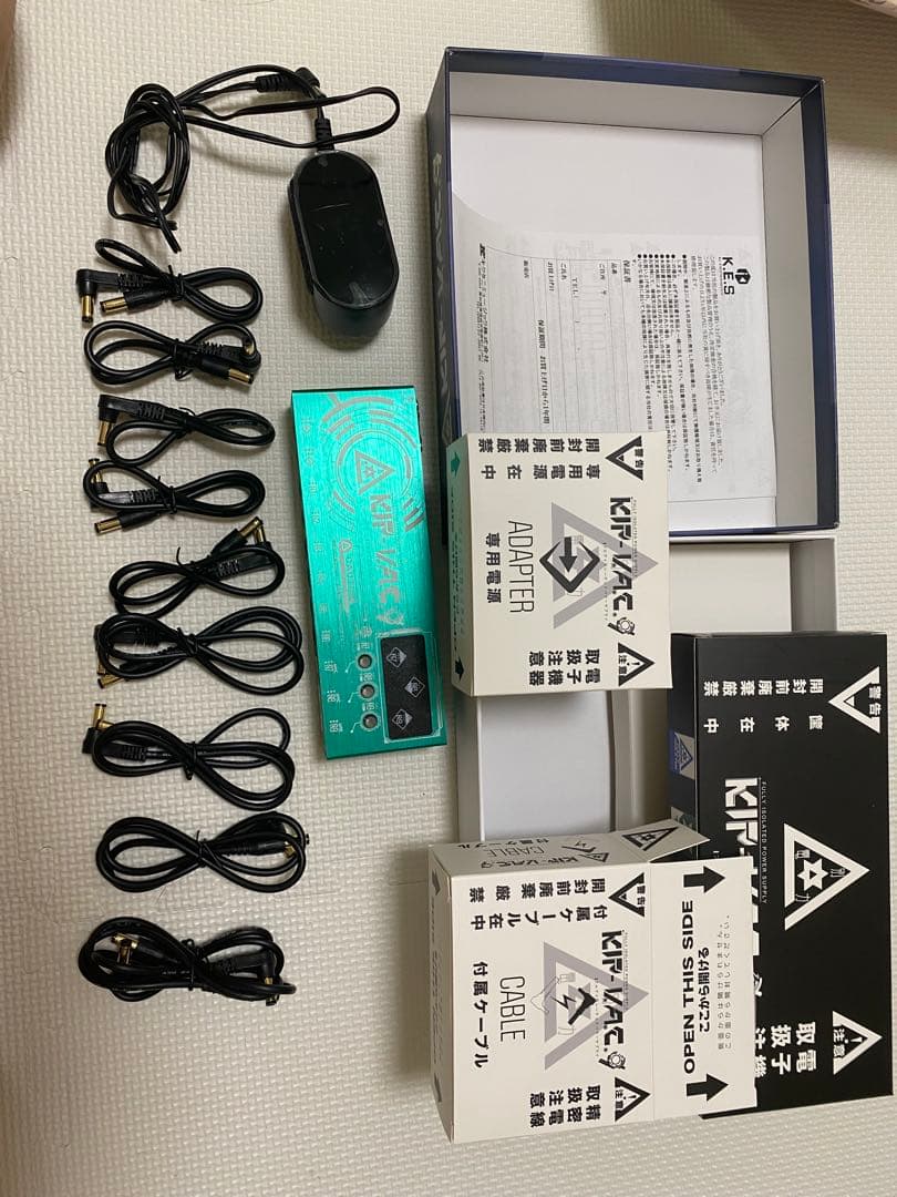 KIP-VAC 9 パワーサプライ 圧強め】 K.E.S KIP-V.A.C.9 パワーサプライ(ボルテージアジャスト機能