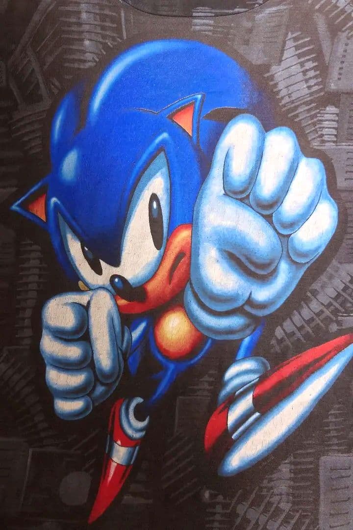 激レア！ビンテージSonic the hedgehog Tシャツ