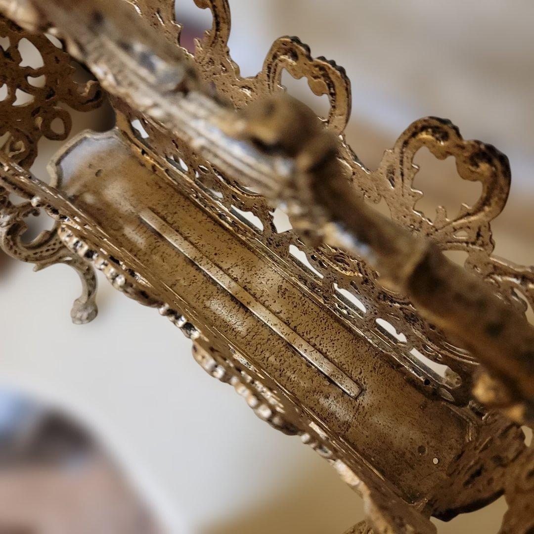 ヴィクトリアンスタイル マガジンラック 物入れ アンティーク仕上げ