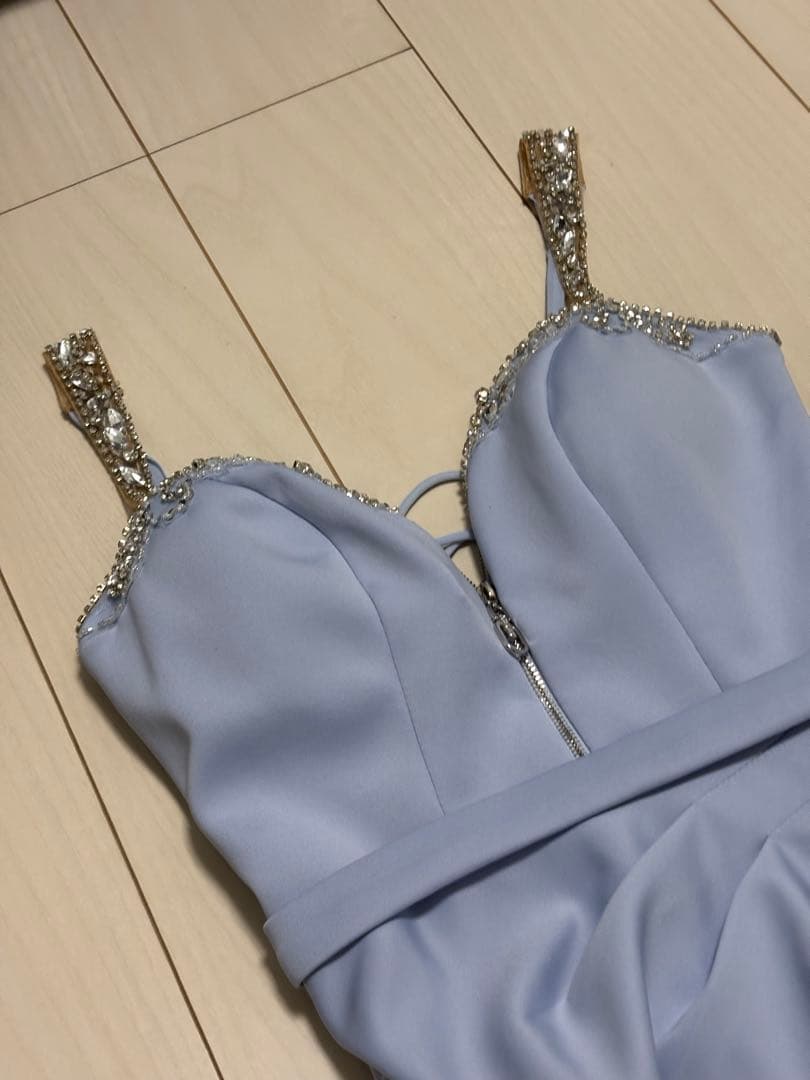 IRMA イルマ マーメイド フロントジップ キャミソール ロング キャバドレス