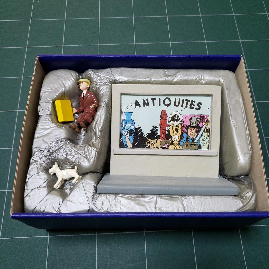 小売 タンタンの冒険フィギュア タンタンの冒険旅行 レジンフィギュア