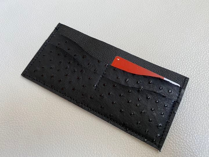 現品サービス価格＊本革カードケースオーストリッチ