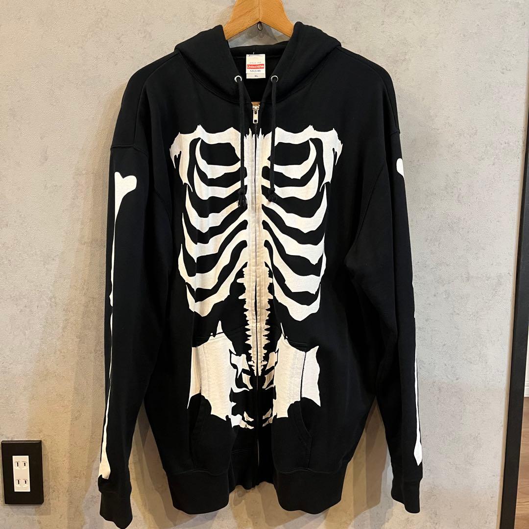 【極美品】BALZAC バルザック BONEパーカー XL ボーンパーカー 黒