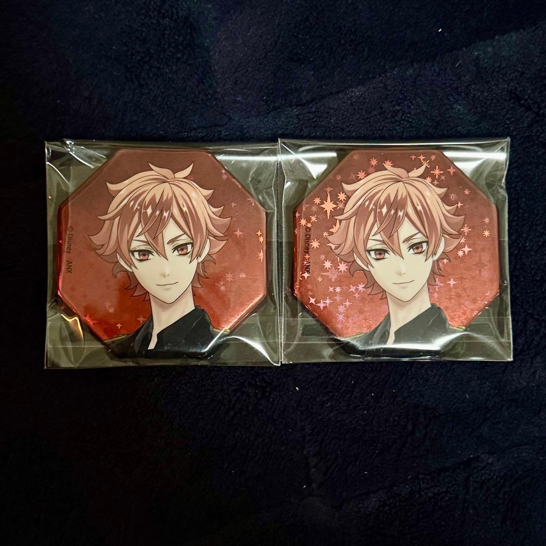 ツイステ エース ブレイジングジュエル AGF 寮服 ホログラム 缶バッジ