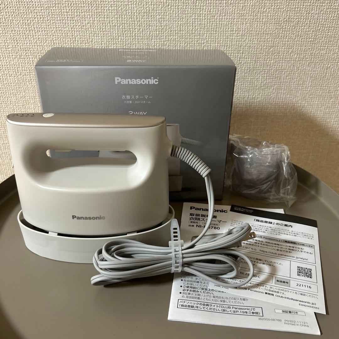 Panasonic 2WAY スチームアイロン NI-FS780Cパナソニック 衣類
