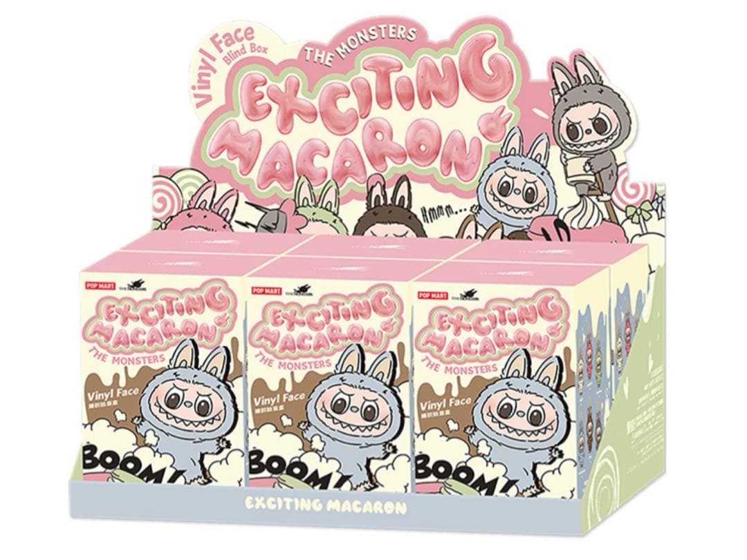 POPMART LABUBU THE MONSTERS マカロンぬいぐるみ