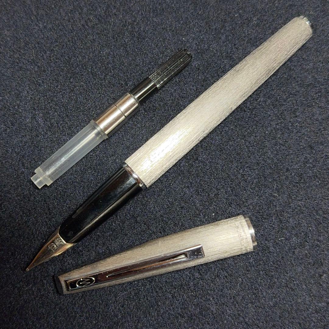 ウォーターマン コンコルド 万年筆 18K M 洗浄整備済 コンバーター付の