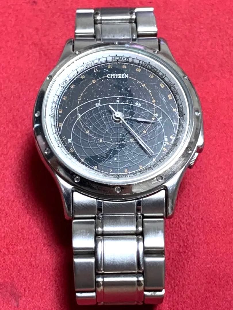 ⭐️希少⭐️整備、電池交換済⭐️シチズン　コスモサイン　メンズ腕時計　ビンテージ